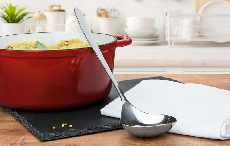 Schöpflöffel Edelstahl Schwarz