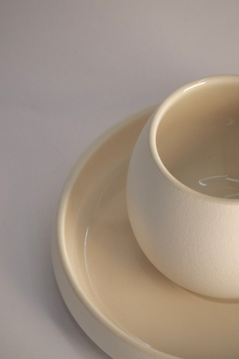 Nordic Beige Mokkatassenset 12-teilig für 6 Personen
