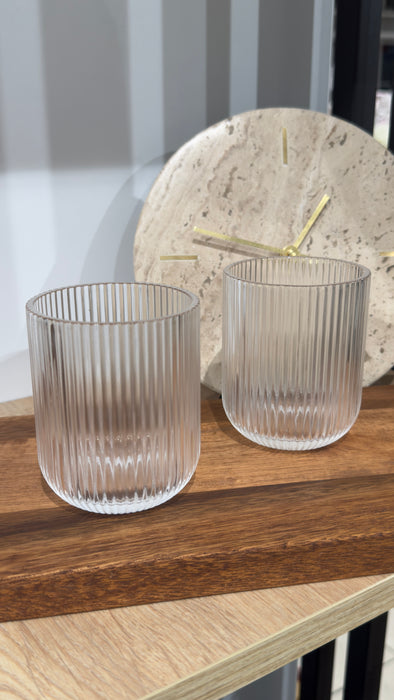 Striped Short Trinkglas 6er Set