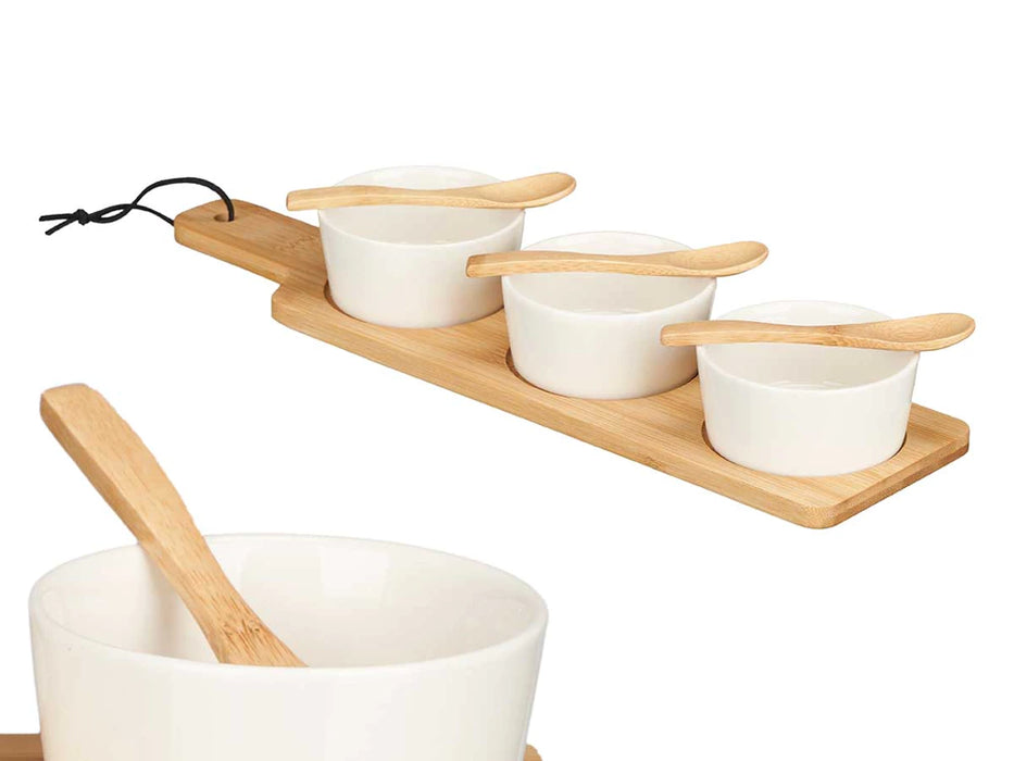 Tapas Set Weiss 9 teilig