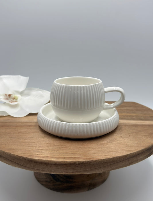 Chubby Lines Mokkatassenset 12-teilig für 6 Personen