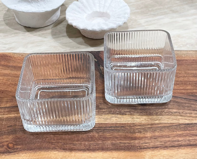 Lines Snackschale Eckig 6 teilig