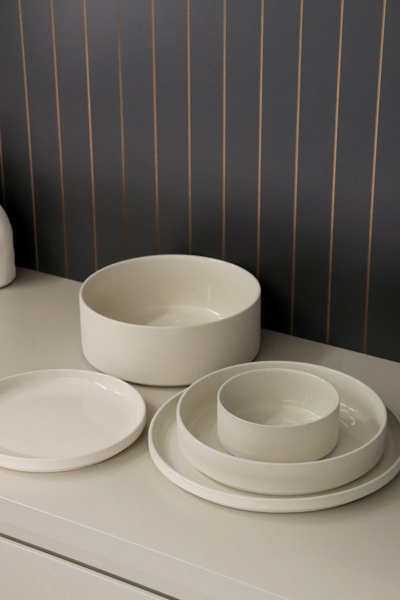 Granit Beige 25 teiliges Tafelservice für 6 Personen