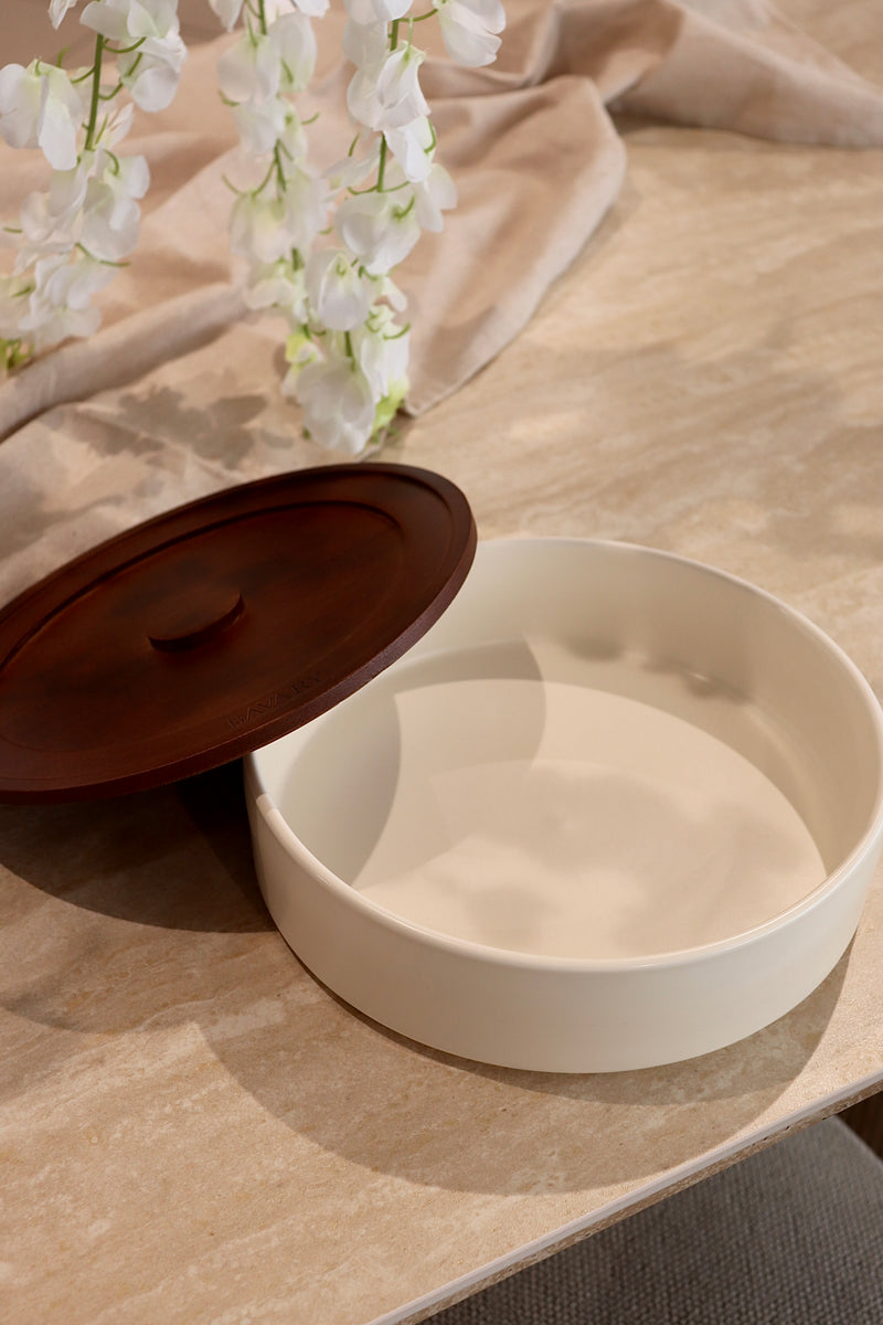 Sora Matt Servierschüssel mit Deckel 23cm — Alim Home