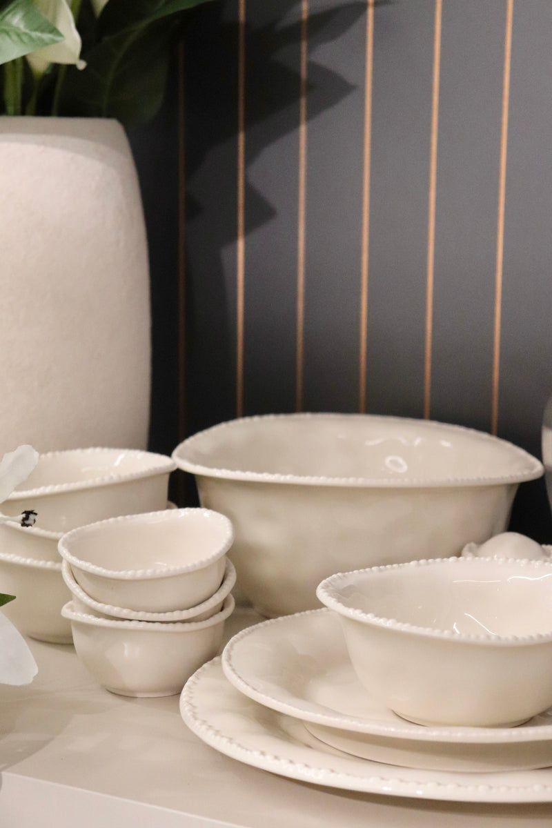 Pearls Beige Komplett Set 64 teilig für 6 Personen