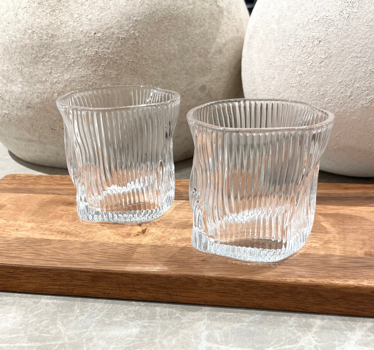 Wave Ripple Trinkglas 6er Set 190ml