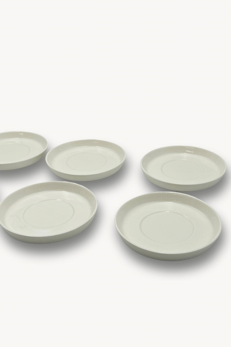 Porzellan Untersetzer Set 13cm 6 teilig