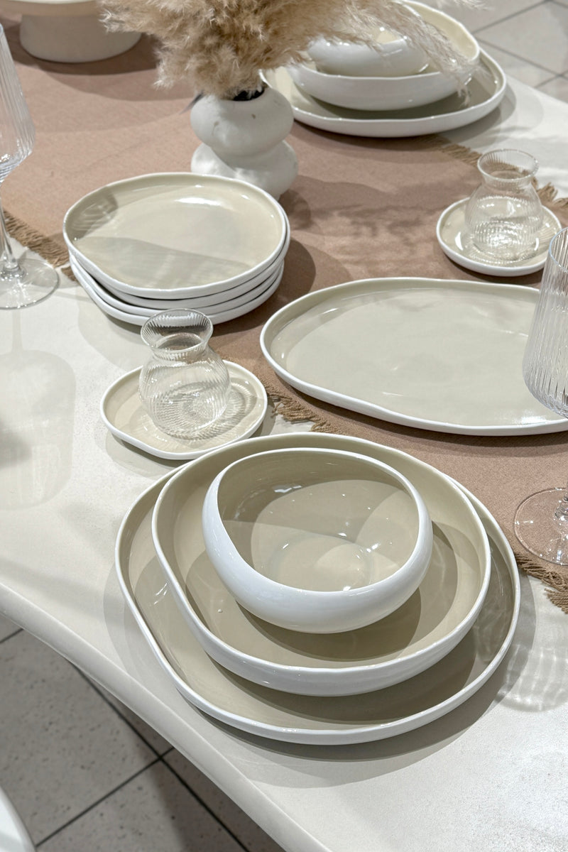 Barles Beige 25 teiliges Tafelservice für 6 Personen