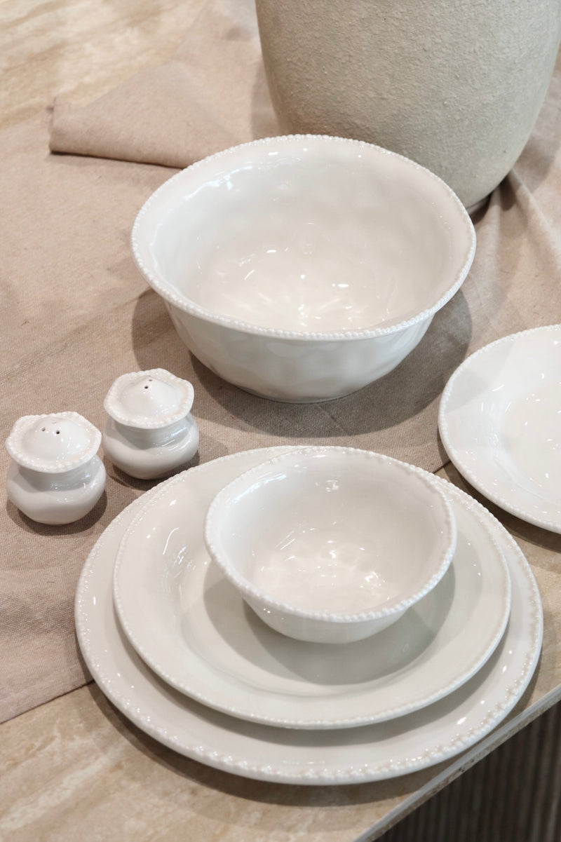Pearls White 27 teiliges Tafelservice für 6 Personen