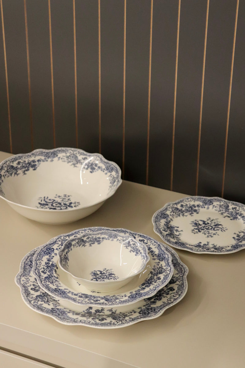 Vintage Blue  25 teiliges Tafelservice für 6 Personen