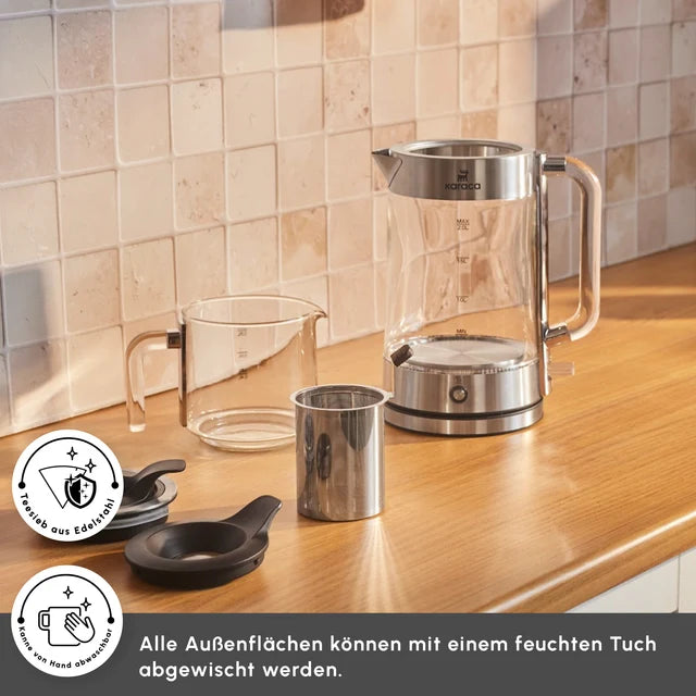 Karaca Luma Glas Teekocher
