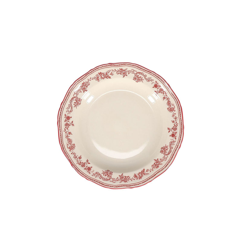 Burgundy Cyril Tiefer Teller 23cm