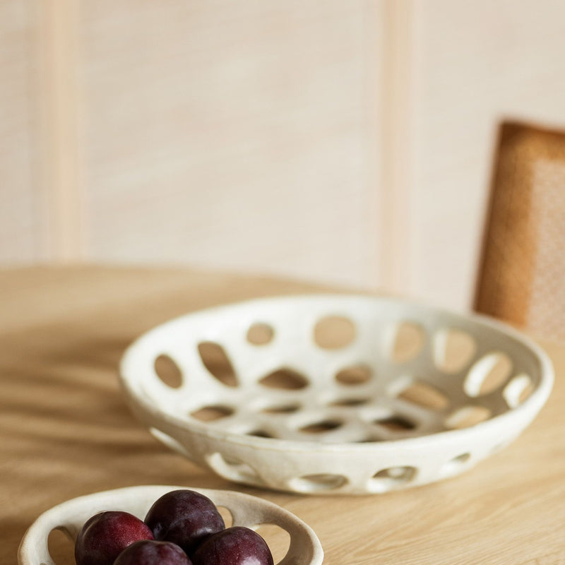 Beige Nomad Dekorschale 32,5cm