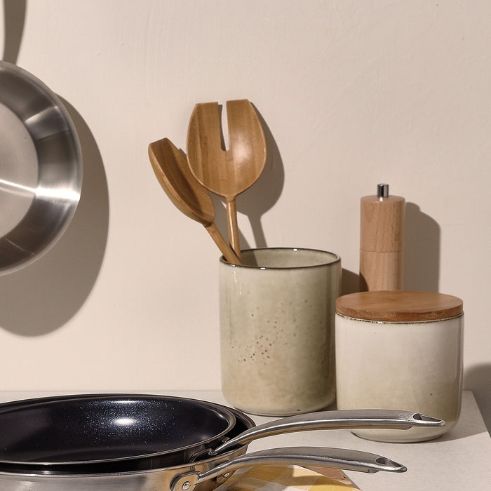 Essenza Servierbesteck aus Holz 2 teilig