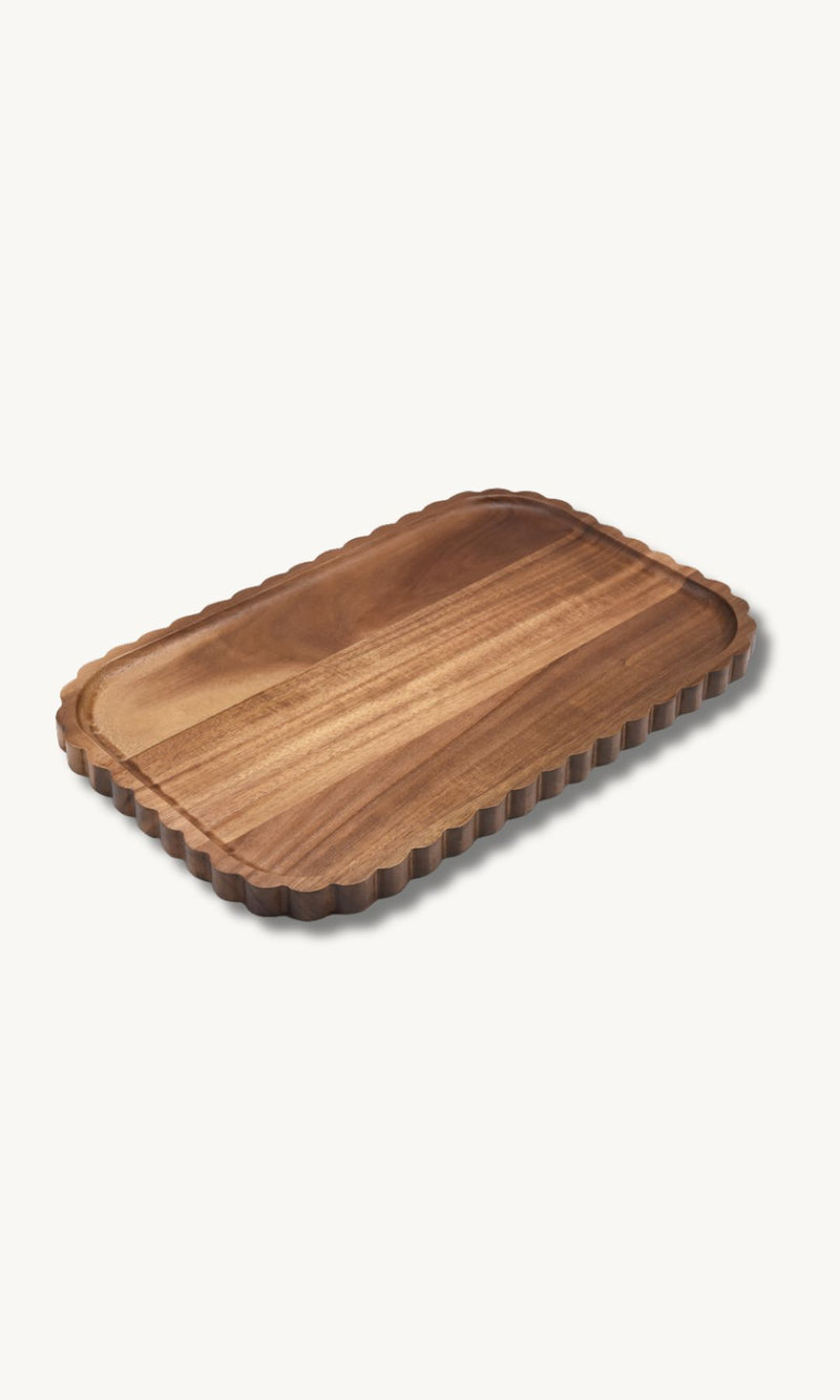Flori Akazienholz Servierplatte 39x25cm