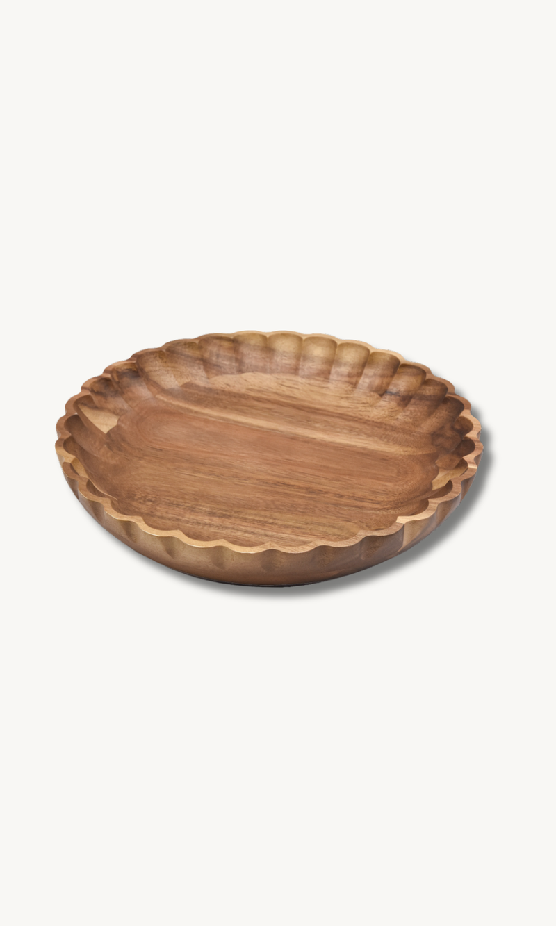 Flori Akazienholz Schale 25x4cm