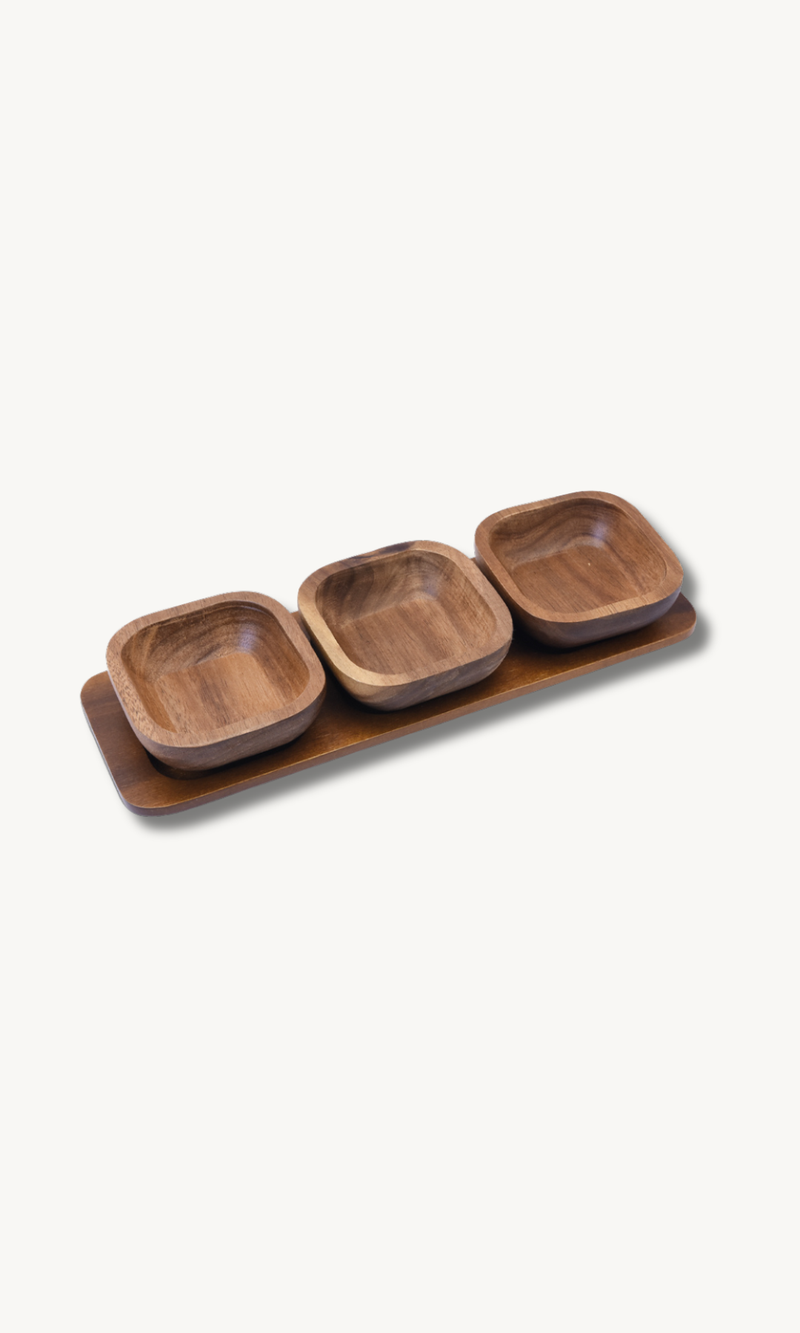 Luma Akazienholz Snackset