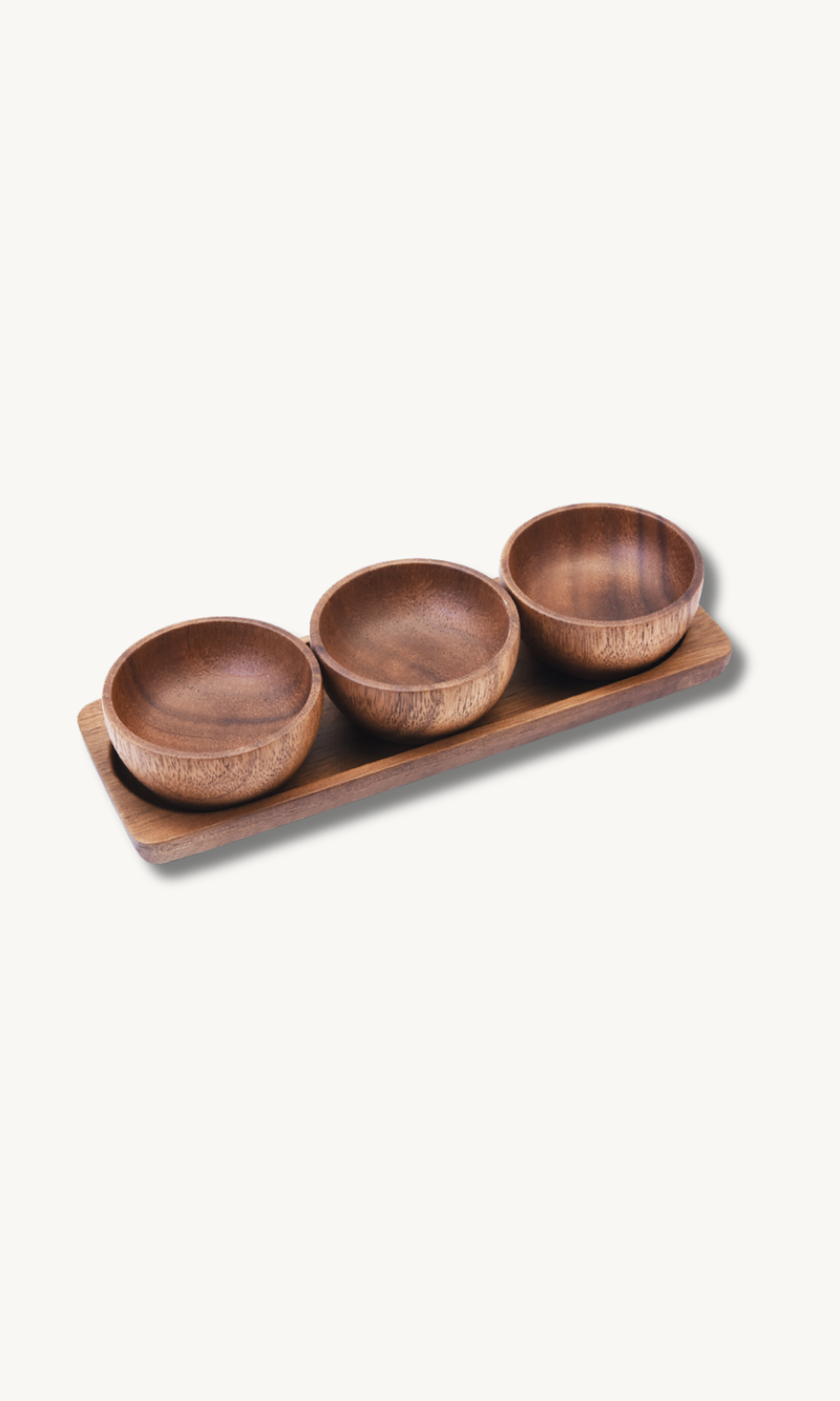 Luma Akazienholz Aperitif Set