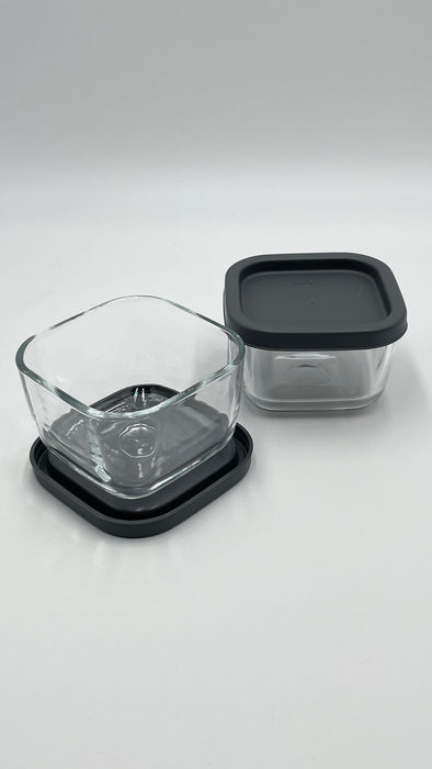 LAV Cube Aufbewahrungsdose mit Deckel 2er Set 270ml