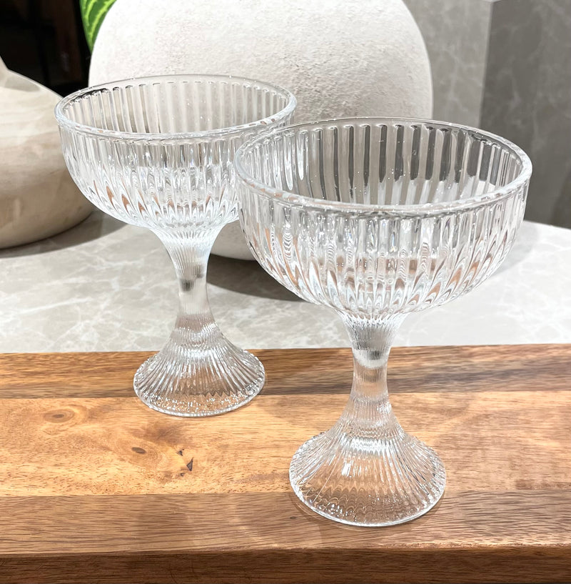 Glas Eisbecher / Dessertglas Set 6 teilig