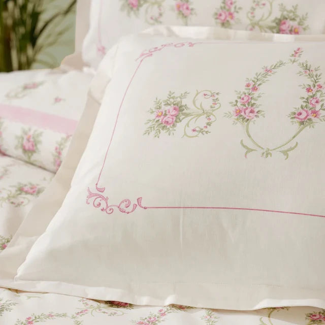 Karaca Home ALFIA POWDER Bettwäscheset 4 teilig für Doppelbett