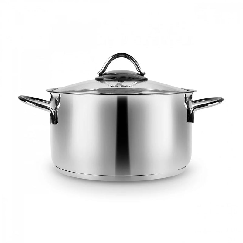 Karaca Ada V2 12-Teiliges Edelstahl Topfset