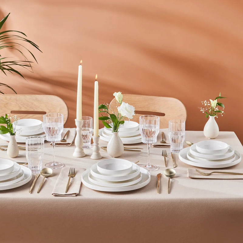 Karaca New Saturn Weiss 24 teiliges Tafelservice für 6 Personen