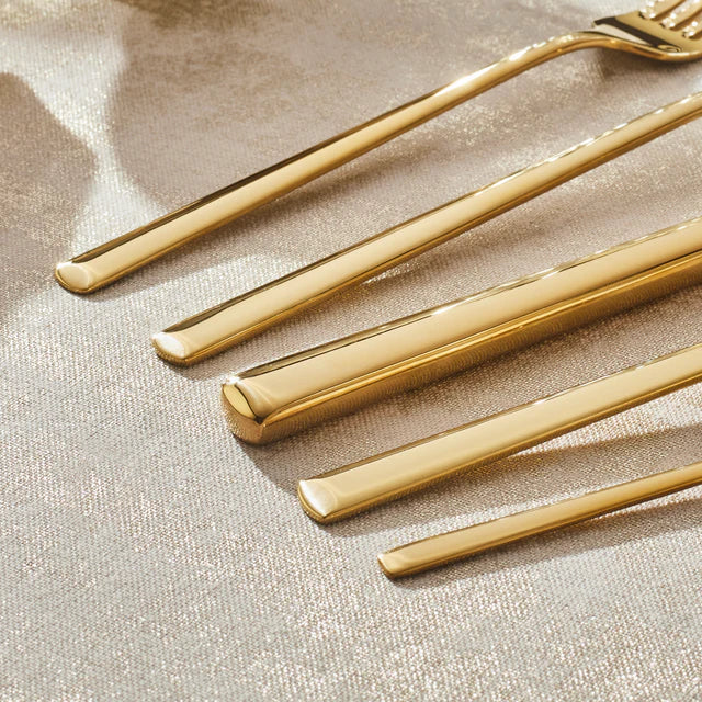 Karaca Tivoli Shiny Gold 30 teiliges Besteckset für 6 Personen