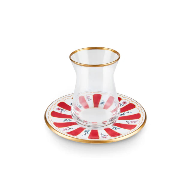 Karaca Bursa Teegläserset 12 teilig für 6 Personen