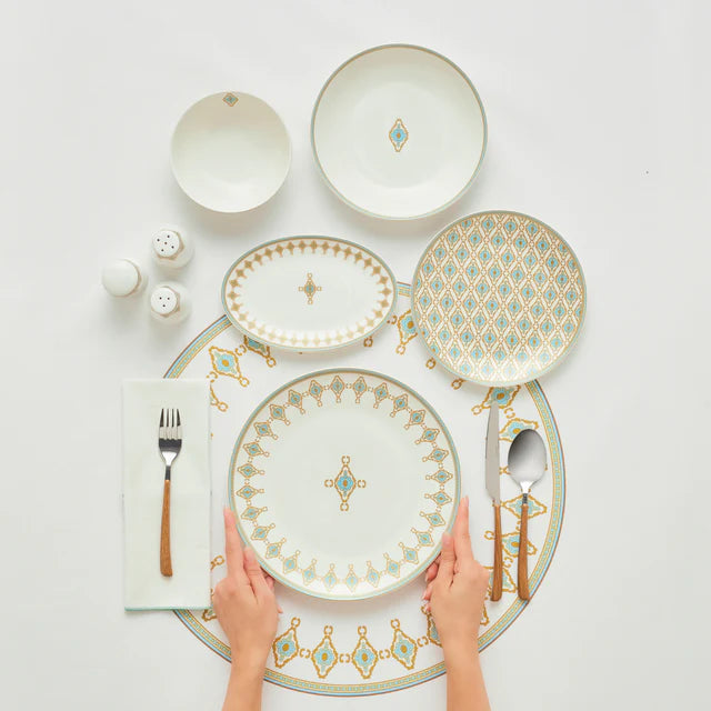 Karaca Dorothy 53 teiliges Tafelservice für 12 Personen