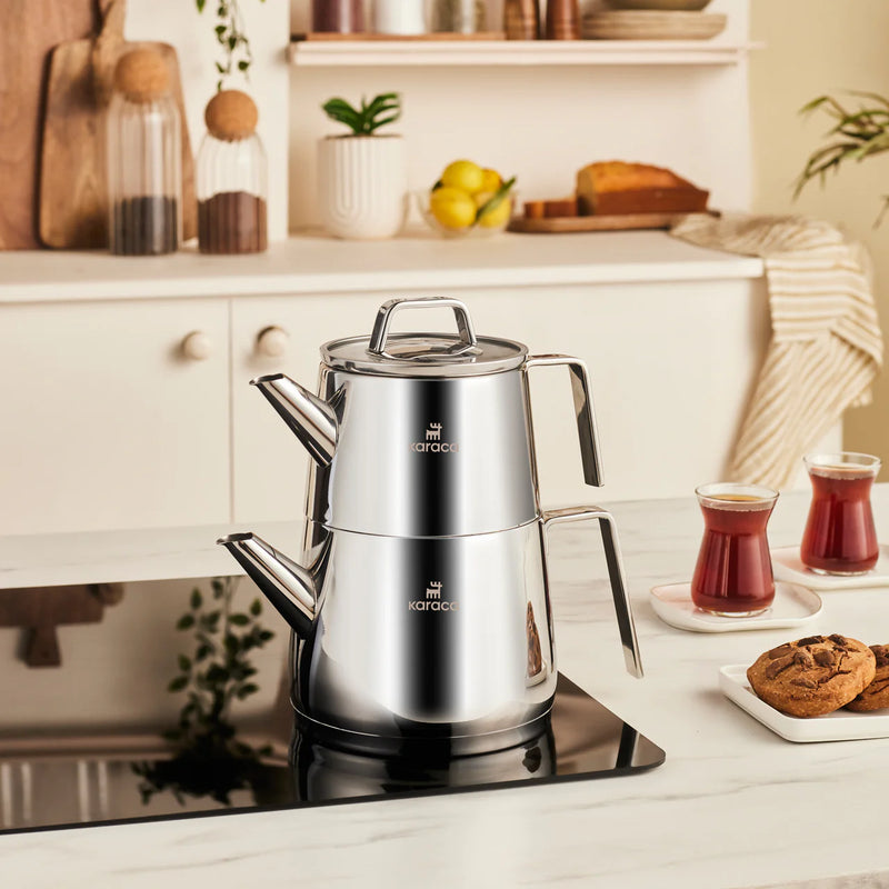 Karaca Steelina Teekanne Set