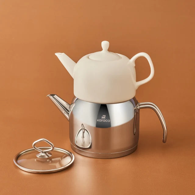 Karaca Porcelinox Teekanne Set