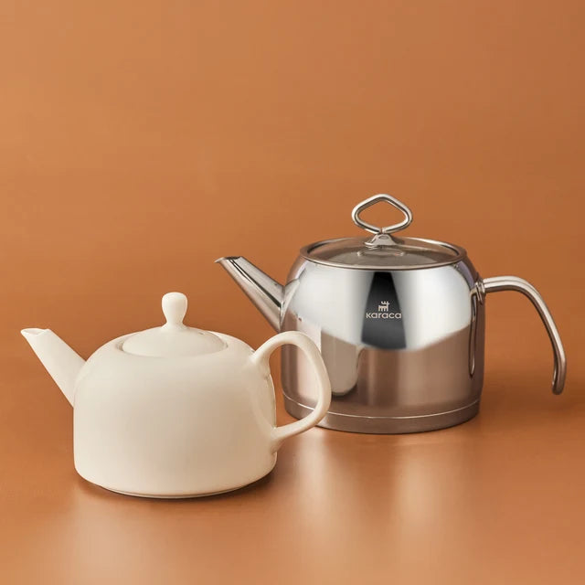 Karaca Porcelinox Teekanne Set