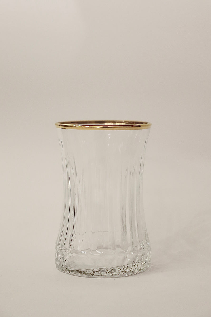 Pasabahce Elysia Golden Touch Teeglas 6 teilig