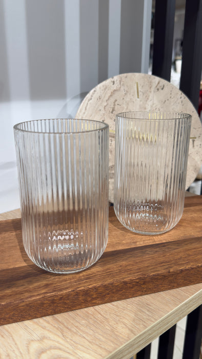 Striped Long Trinkglas 6er Set