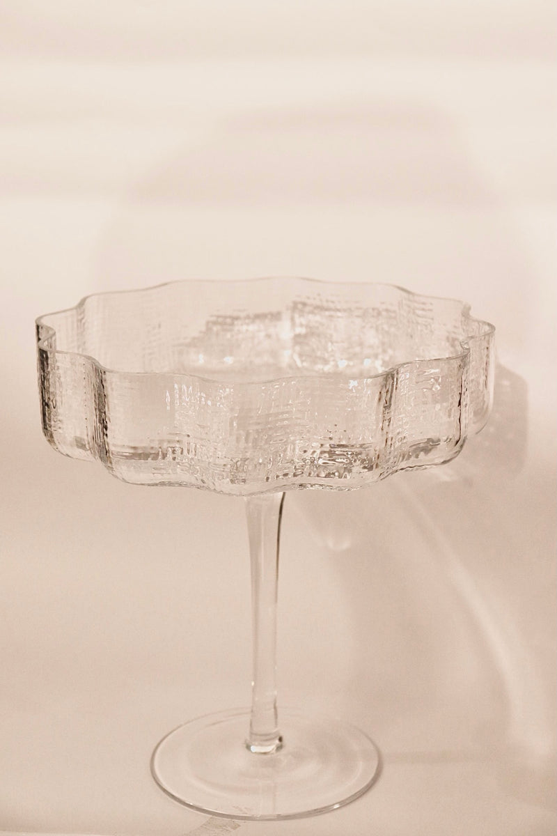 Glas Servierschale auf Fuß Höhe 23cm