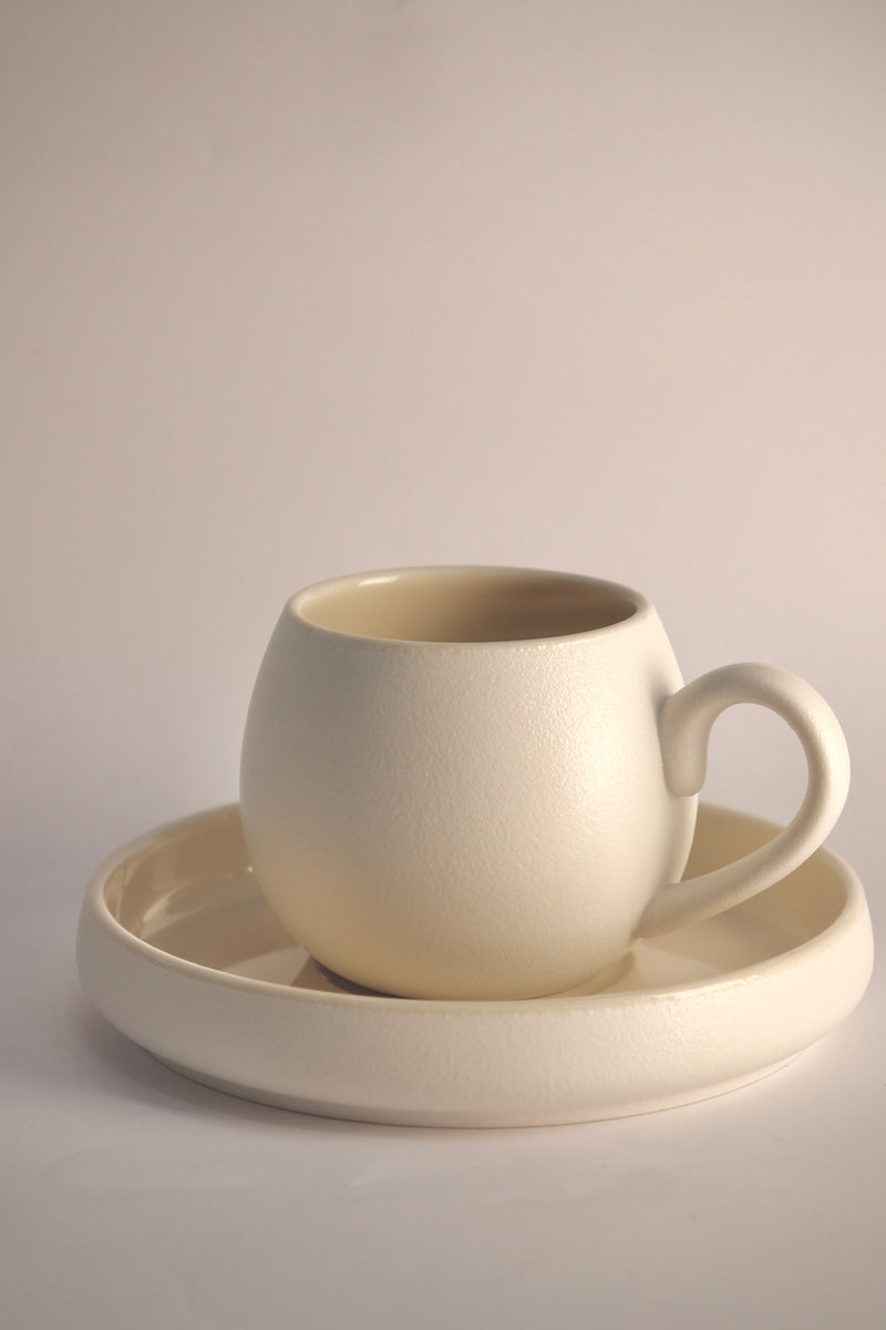 Nordic Beige Kaffeetassenset 12-teilig für 6 Personen