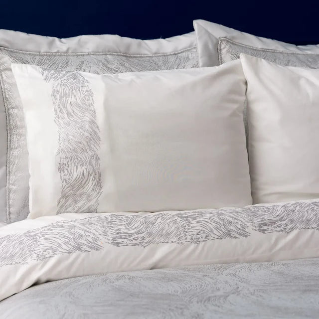 Karaca Home Lyra Silber Tagesdecke & Bettwäsche Set 8 teilig