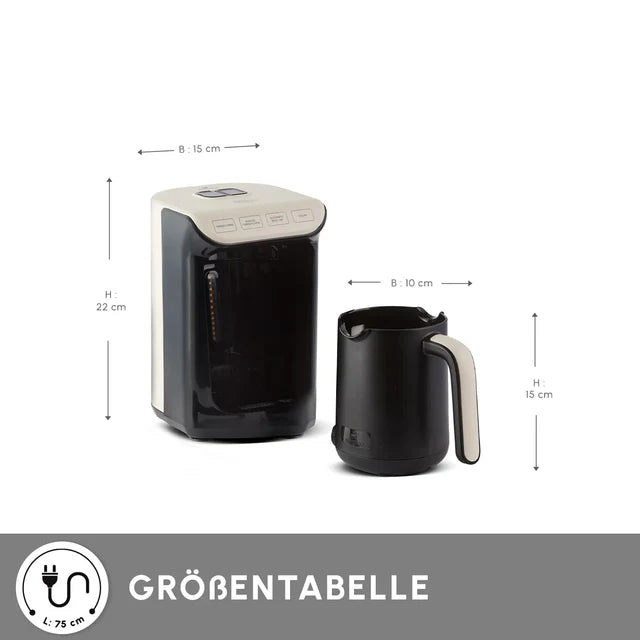 Karaca Hatır Mokkakocher mit Röstfunktion Soft Cream