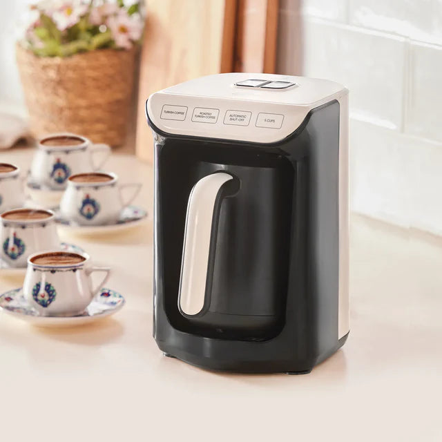 Karaca Hatır Mokkakocher mit Röstfunktion Soft Cream