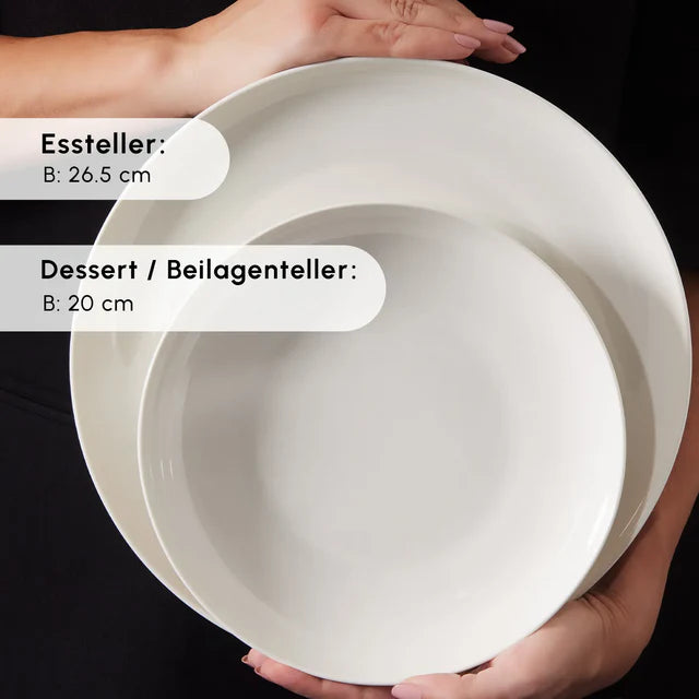 Karaca Allure 41 teiliges Tafelservice für 12 Personen