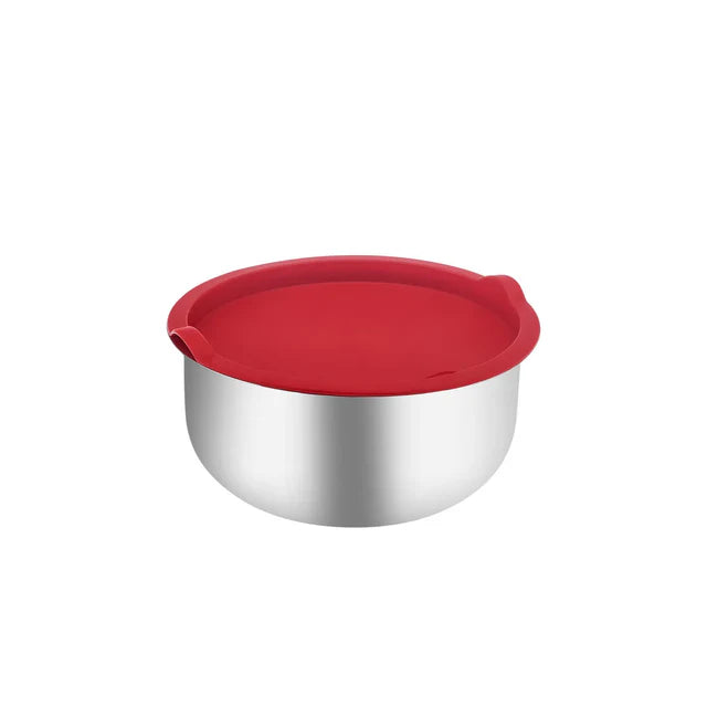 Karaca Pisir&Sakla Induktions Stahl Kochgeschirr Set mit Vorratsbehälter, 13 Teilig