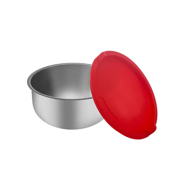 Karaca Pisir&Sakla Induktions Stahl Kochgeschirr Set mit Vorratsbehälter, 13 Teilig