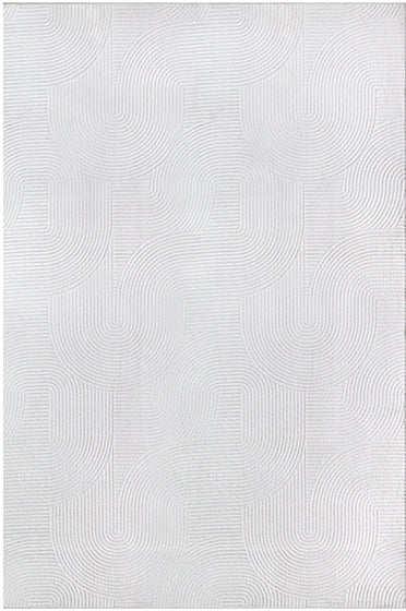 Stilo 390 62-White waschbarer Teppich