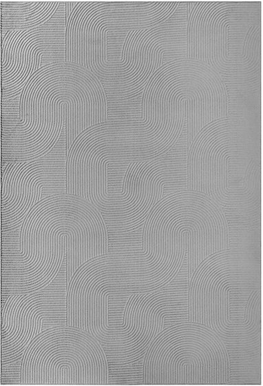 Stilo 390 95-Grey waschbarer Teppich