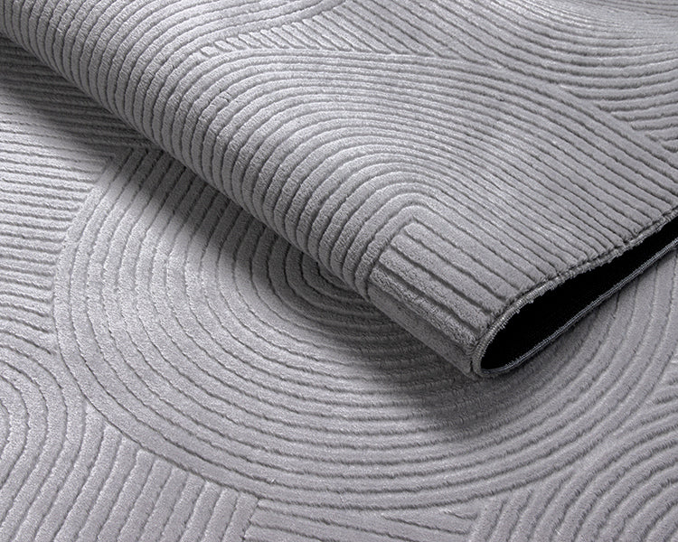 Stilo 390 95-Grey waschbarer Teppich