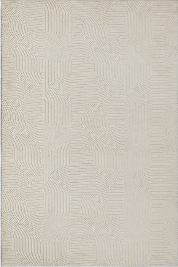 Stilo 390 60-Cream waschbarer Teppich