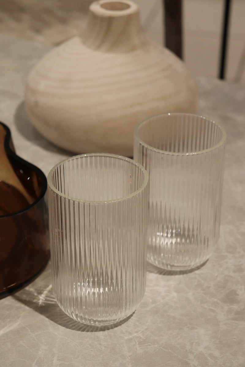 Striped Long Trinkglas 6er Set