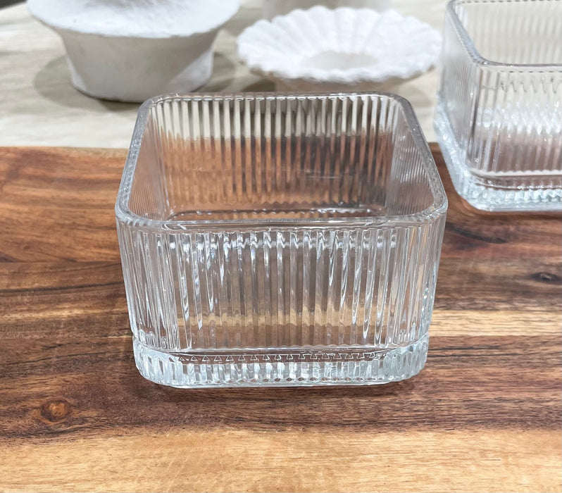 Lines Snack Bowl, Square, 6-piece set