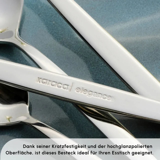Karaca Elegance New Thor 84 teiliges Besteckset für 12 Personen